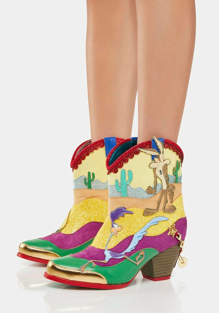 Promo π Irregular Choice Heeled π₯Ύ Boots Beep! Beep! Cowboy π₯Ύ Boots β 4 Irregular Choice Heeled Boots Beep! Beep! Cowboy Boots