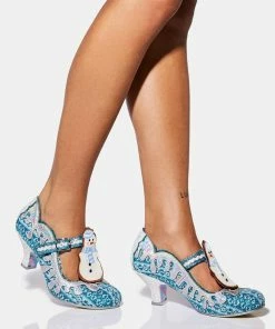 Irregular Choice Frosty Friend Heels