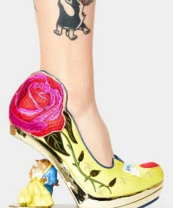 Irregular Choice Bold As A Rose Wedge Heel Wedges