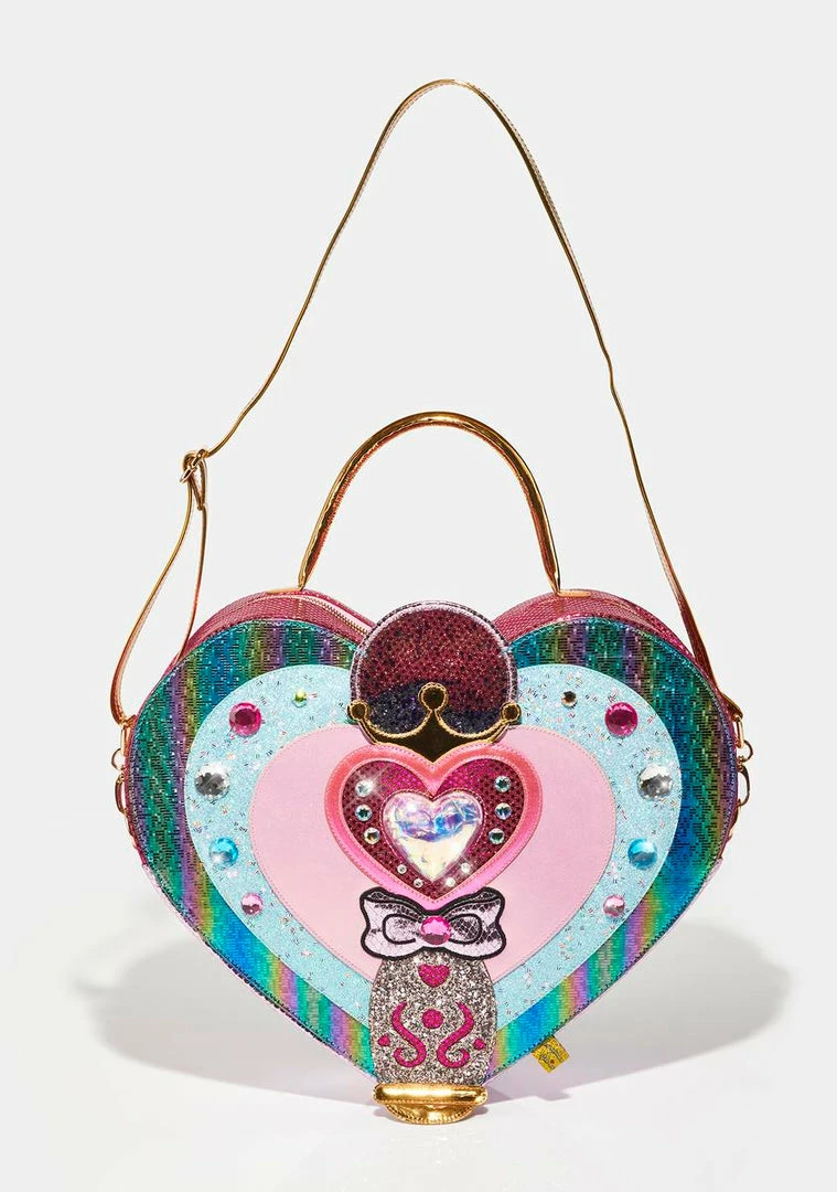 Best Pirce 𧨠Irregular Choice Locket Heart Crossbody Bag π 3 Irregular Choice Locket Heart Crossbody Bag