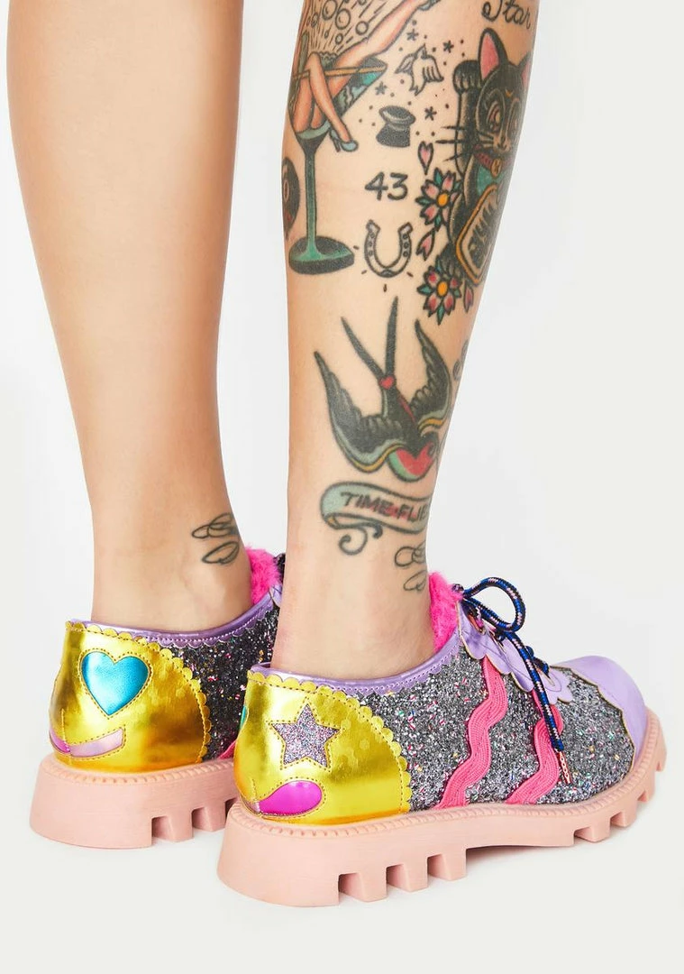 Buy β€οΈ Irregular Choice Lilac Chaos Carol Oxfords π 4 Irregular Choice Lilac Chaos Carol Oxfords