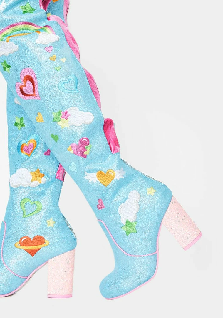 Hot Sale 🎁 Irregular Choice 🥾 Boots & Booties Finders Keepers Thigh High 🥾 Boots 🎉 2 Irregular Choice Boots & Booties Finders Keepers Thigh High Boots