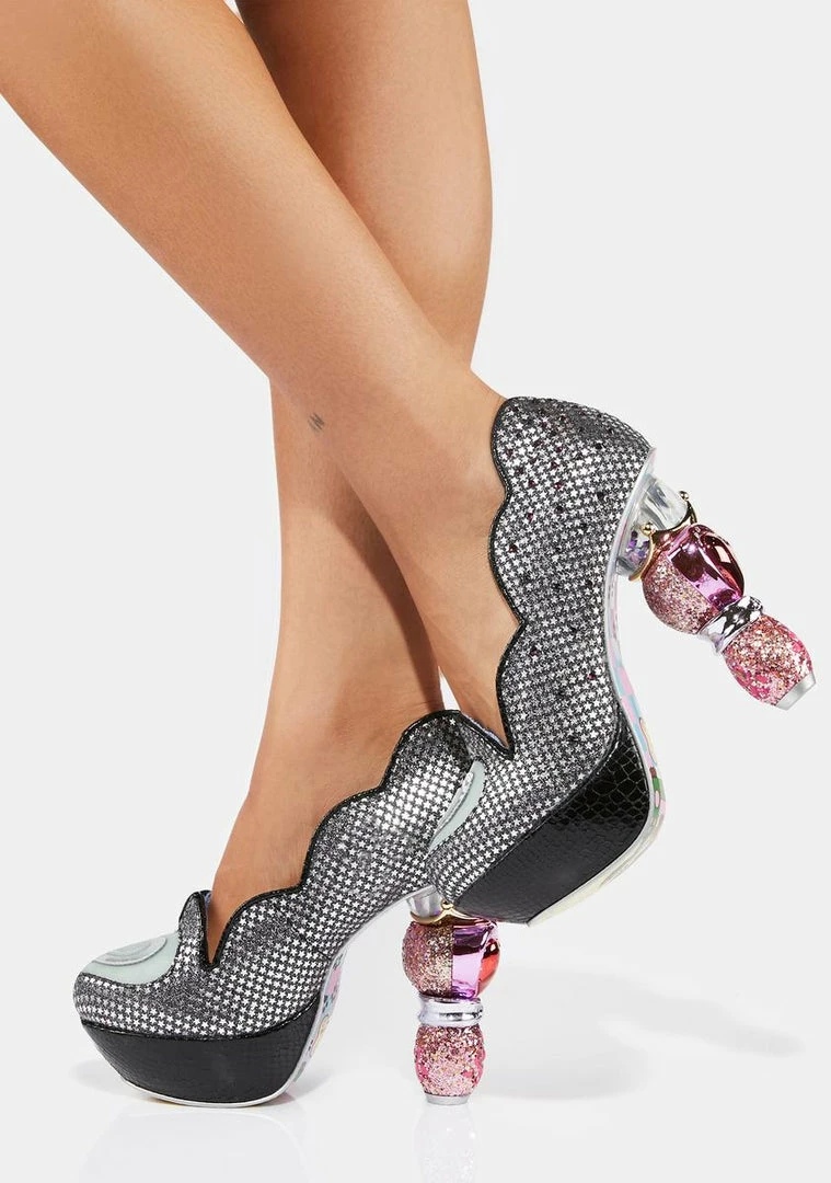 Best Pirce β¨ Irregular Choice Black Charming Heart π Heels β 2 Irregular Choice Black Charming Heart Heels