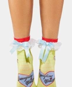 Irregular Choice Always Ask For Directions Ankle Socks