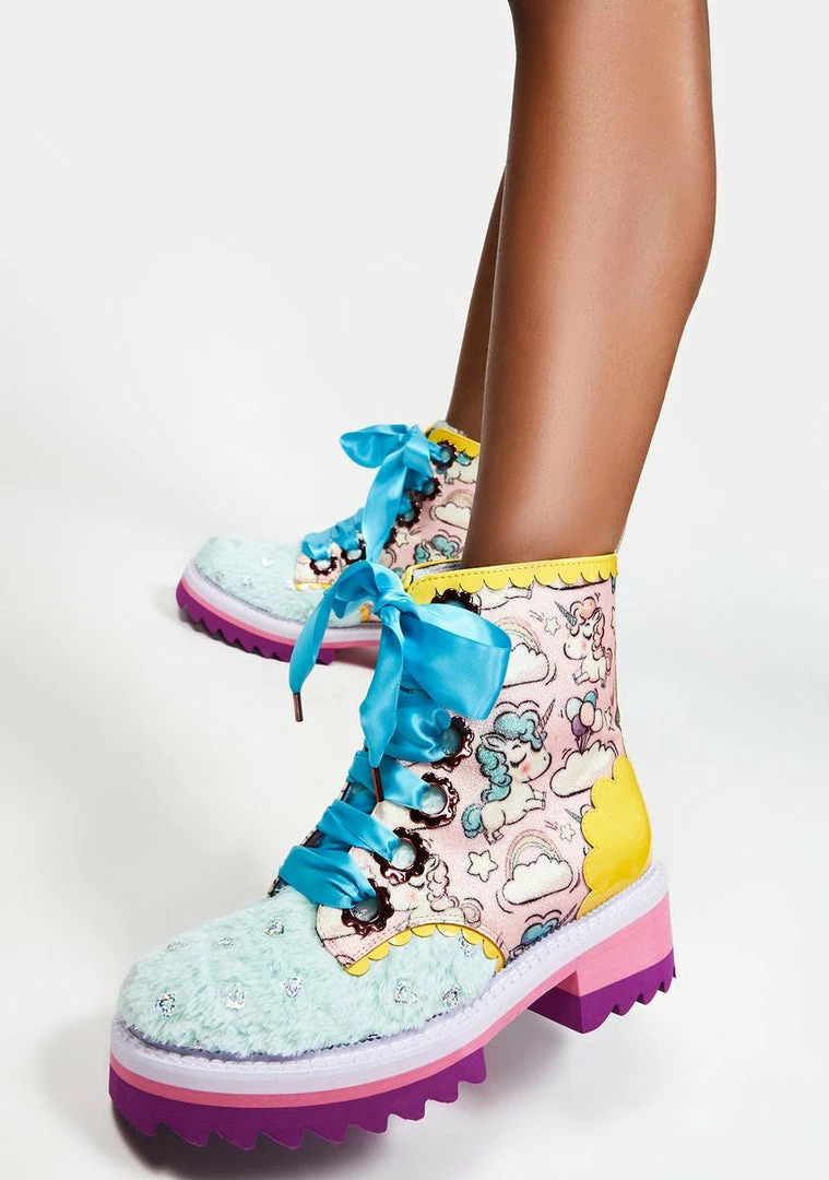 New ๐ Irregular Choice ๐ฅพ Boots & Booties Morning Stroll Combat ๐ฅพ Boots โจ 1 Irregular Choice Boots & Booties Morning Stroll Combat Boots