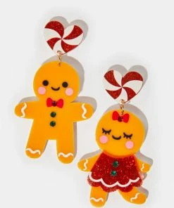 Irregular Choice Gingerbread Date Earrings Jewelry