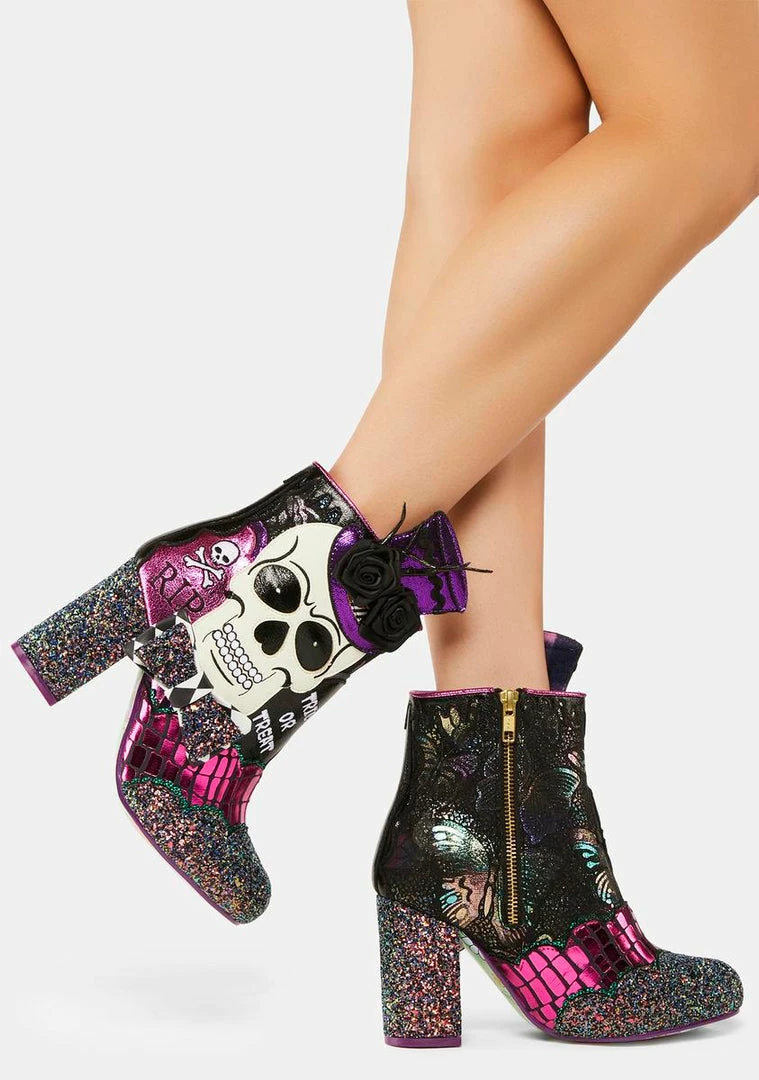 Budget π Irregular Choice Dance Of The Dead Booties π 1 Irregular Choice Dance Of The Dead Booties