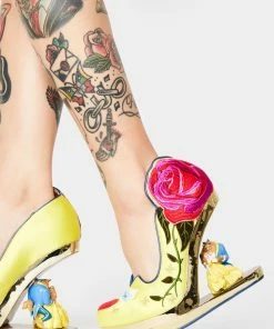Irregular Choice Bold As A Rose Wedge Heel Wedges