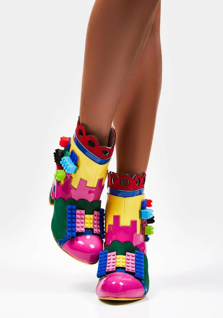 Cheap π Irregular Choice Building Love Ankle π₯Ύ Boots π 3 Irregular Choice Building Love Ankle Boots