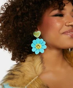 Irregular Choice Feral Flowers Earrings Drop Earrings