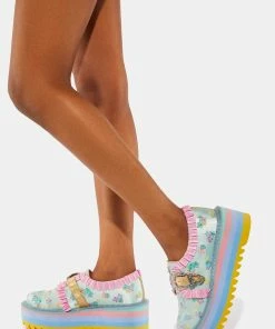 Irregular Choice So Refreshing Platform Oxfords Flats
