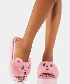 Irregular Choice Furry Friend Slide Sandals