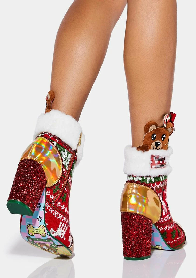 Deals π Irregular Choice Stuffed Stockings Ankle π₯Ύ Boots π 4 Irregular Choice Stuffed Stockings Ankle Boots