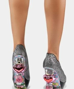 Best Pirce β¨ Irregular Choice Black Charming Heart π Heels β 7 Irregular Choice Black Charming Heart Heels