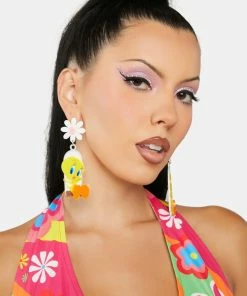 Irregular Choice Tweety Swing Earrings Jewelry