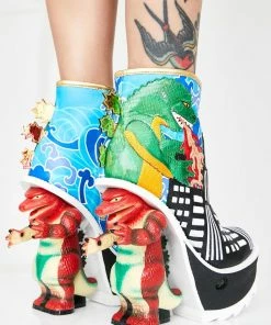 Irregular Choice Platforms Jurassotops Heels