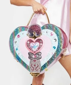Irregular Choice Locket Heart Crossbody Bag