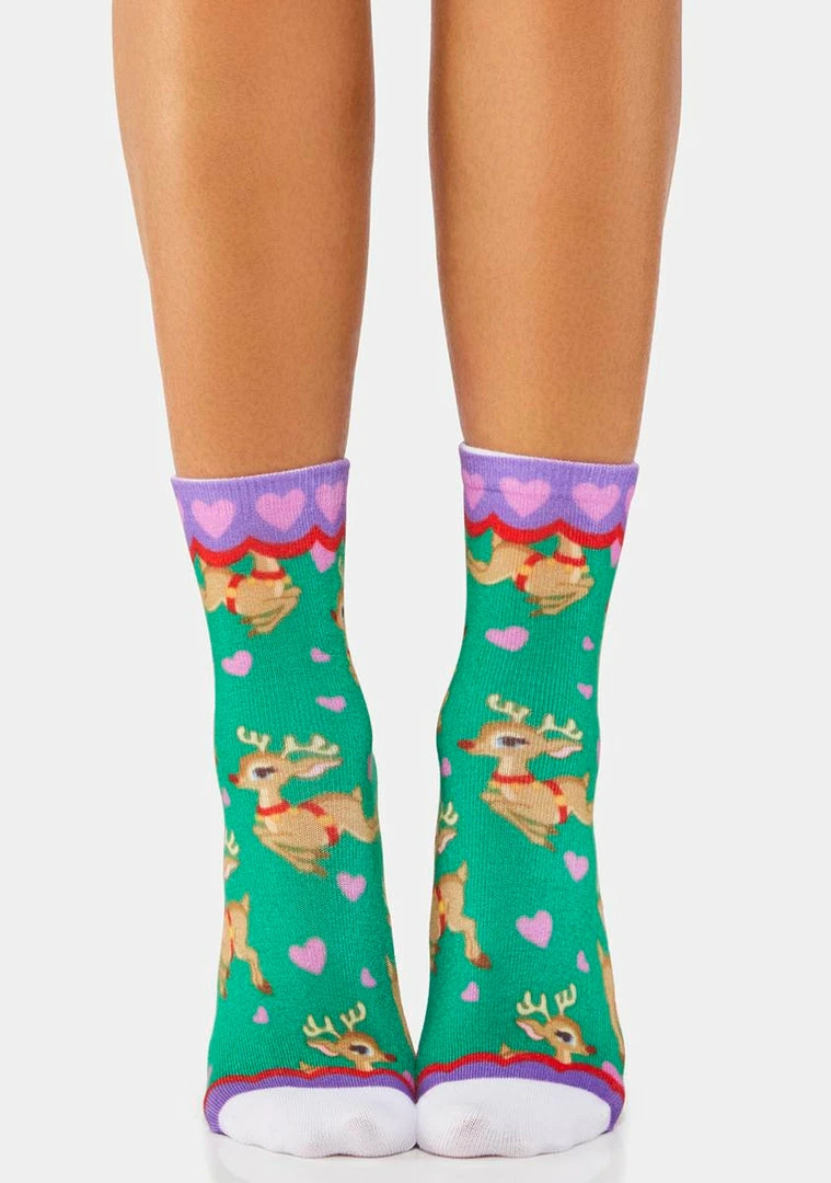 Deals π Irregular Choice Rad Reindeer 𧦠Socks Ankle 𧦠Socks π 2 Irregular Choice Rad Reindeer Socks Ankle Socks