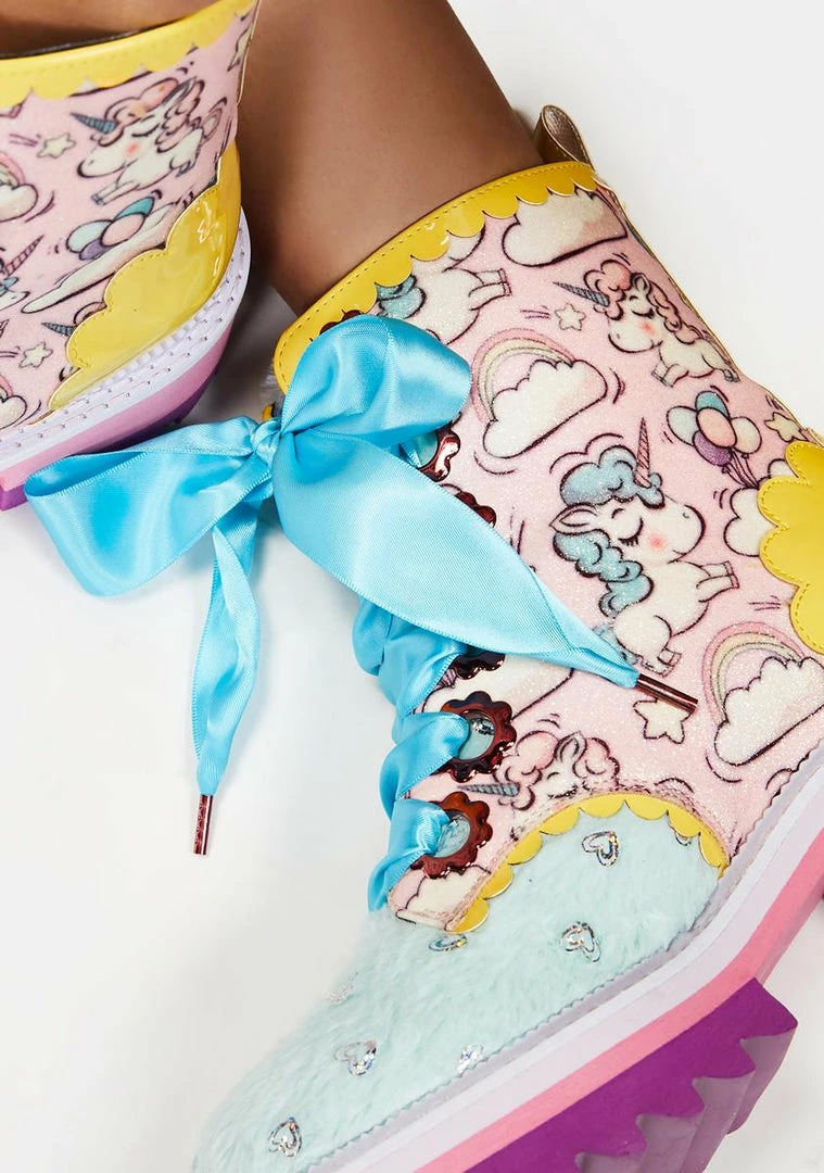 New ๐ Irregular Choice ๐ฅพ Boots & Booties Morning Stroll Combat ๐ฅพ Boots โจ 2 Irregular Choice Boots & Booties Morning Stroll Combat Boots