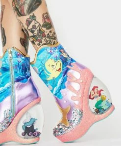Irregular Choice Platforms Just Me N' The Sea Platform Boots
