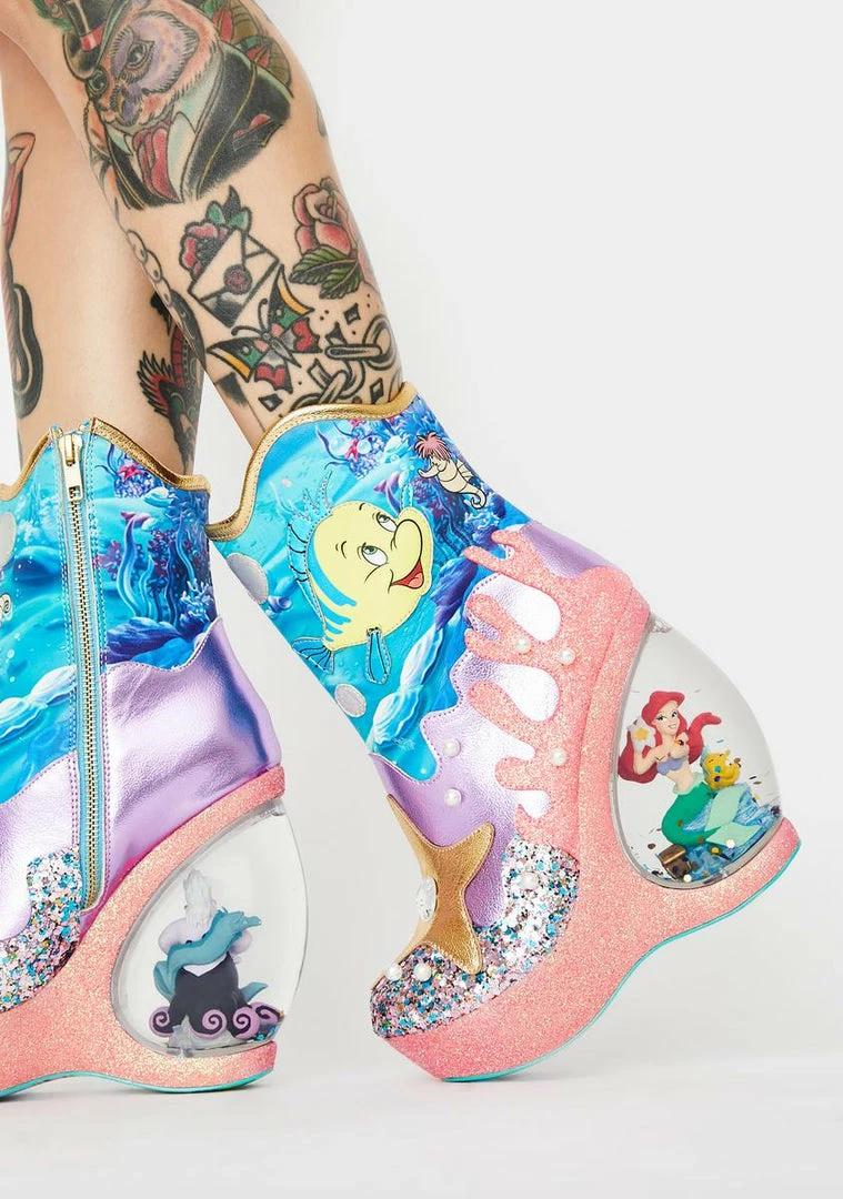 Promo ๐ Irregular Choice Platforms Just Me N' The Sea Platform ๐ฅพ Boots ๐ 1 Irregular Choice Platforms Just Me N' The Sea Platform Boots