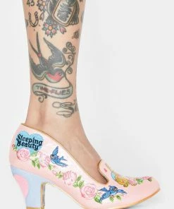 Best deal 🥰 Irregular Choice Love Breaks All Spells 👠 Heels 🤩 6 Irregular Choice Love Breaks All Spells Heels