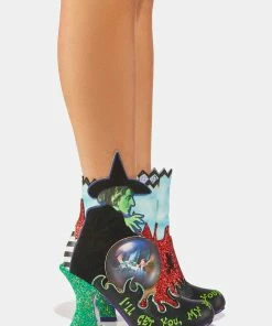 Irregular Choice Boots & Booties Green With Evil Ankle Boots
