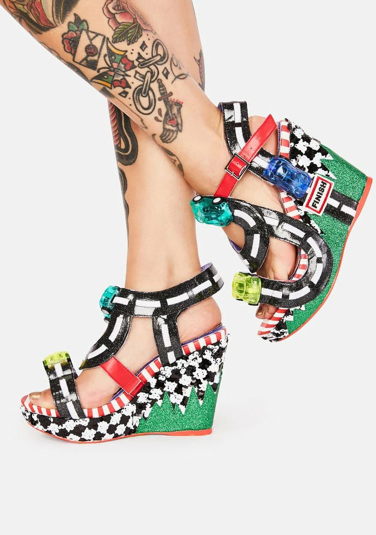 Top 10 π Irregular Choice Wedges Black Spaghetti Junction Wedge π©΄ Sandals β¨ 1 Irregular Choice Wedges Black Spaghetti Junction Wedge Sandals