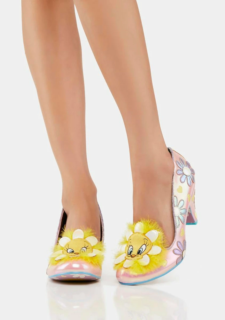 Flash Sale β Irregular Choice Tweety Twist π Heels β¨ 3 Irregular Choice Tweety Twist Heels