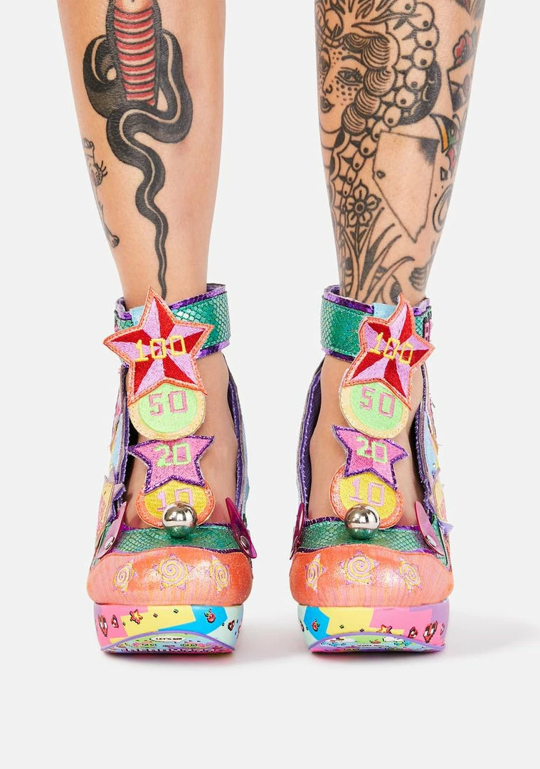 Outlet π Irregular Choice High Score Wedge π Heels βοΈ 3 Irregular Choice High Score Wedge Heels