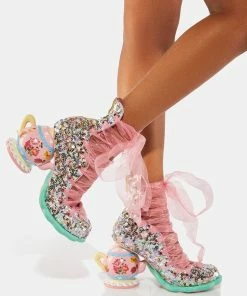 Irregular Choice Pink High Tea Heels