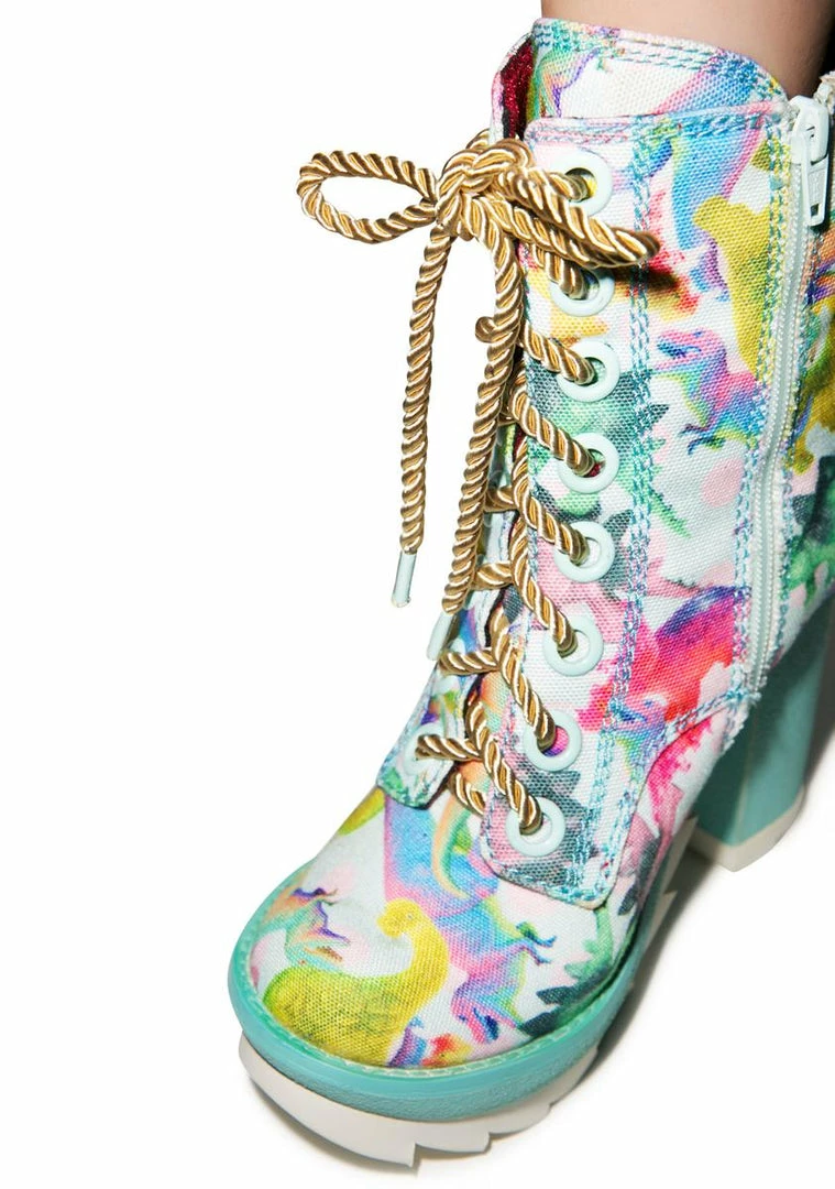 Coupon ⌛ Irregular Choice 🥾 Boots & Booties Karrie Okey Dino Boot ❤️ 3 Irregular Choice Boots & Booties Karrie Okey Dino Boot