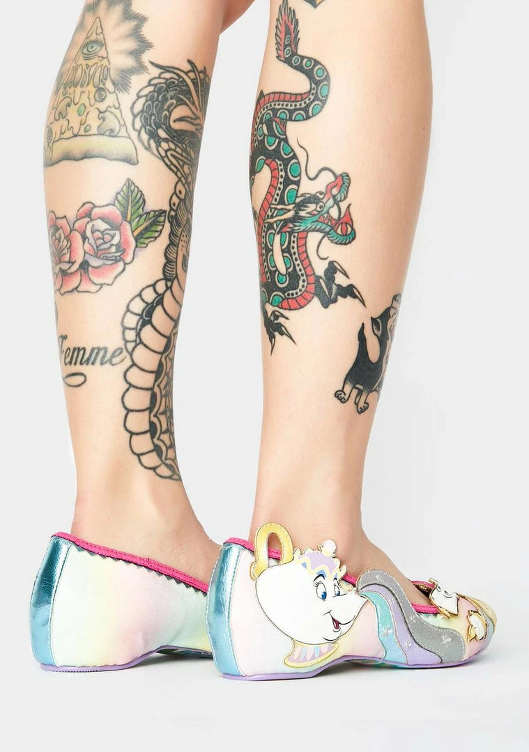 Brand new π Irregular Choice Be Our Guest Ballet Flats π 3 Irregular Choice Be Our Guest Ballet Flats