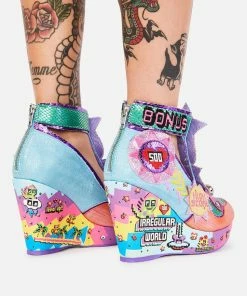 Outlet π Irregular Choice High Score Wedge π Heels βοΈ 7 Irregular Choice High Score Wedge Heels