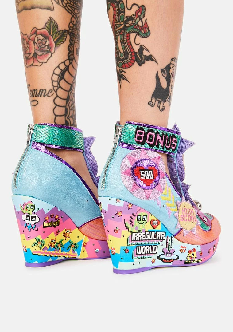 Outlet π Irregular Choice High Score Wedge π Heels βοΈ 4 Irregular Choice High Score Wedge Heels