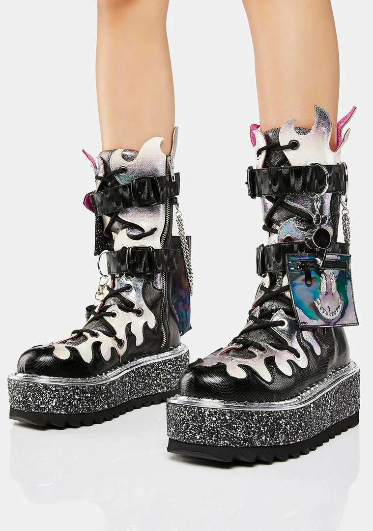 Wholesale π Irregular Choice Super Hot Light Up Platform π₯Ύ Boots π― 1 Irregular Choice Super Hot Light Up Platform Boots