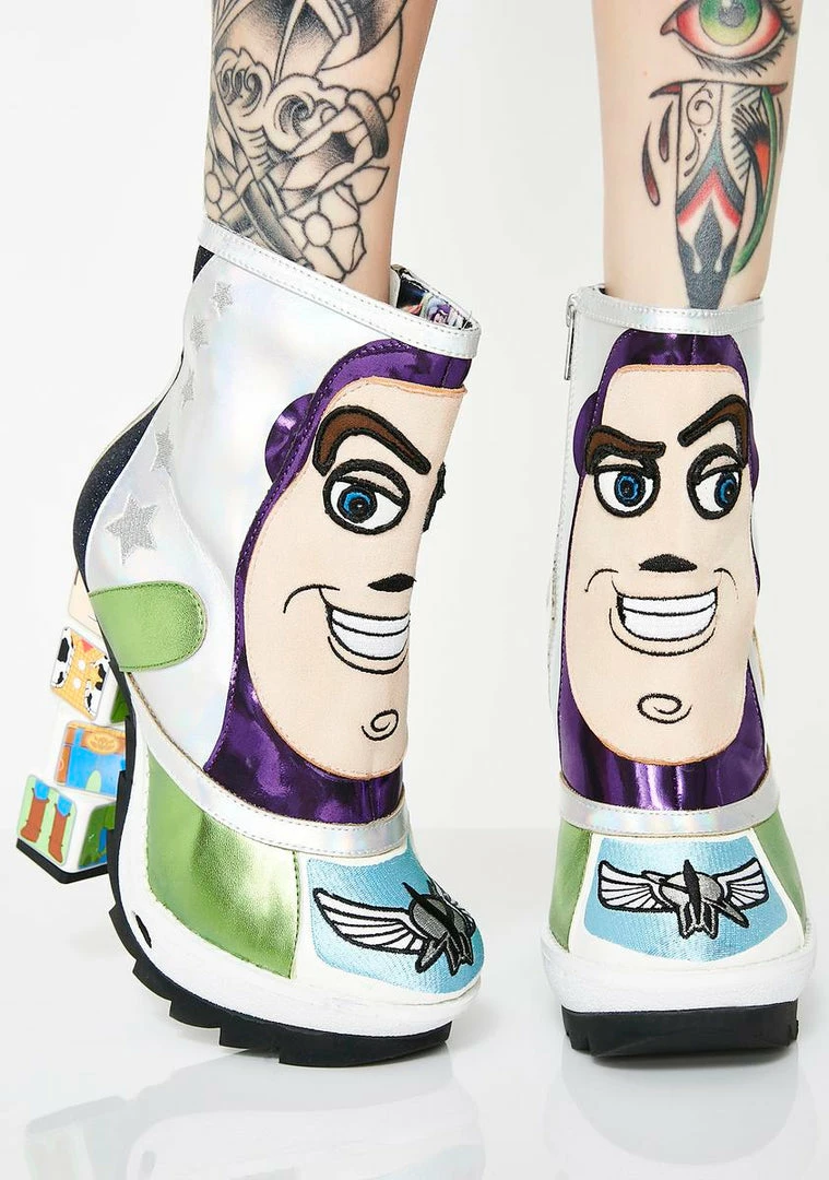 Cheap 🧨 Irregular Choice 🥾 Boots & Booties X Toy Story Space Ranger 🥾 Boots ⌛ 1 Irregular Choice Boots & Booties X Toy Story Space Ranger Boots