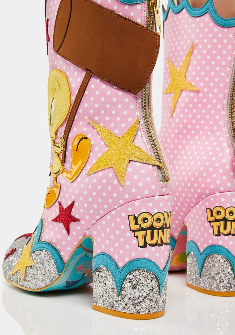 New 🧨 Irregular Choice Sufferin Succotash 🥾 Boots ✨ 4 Irregular Choice Sufferin Succotash Boots