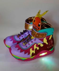 Irregular Choice Boots & Booties Flames And Bolts High Top Sneakers