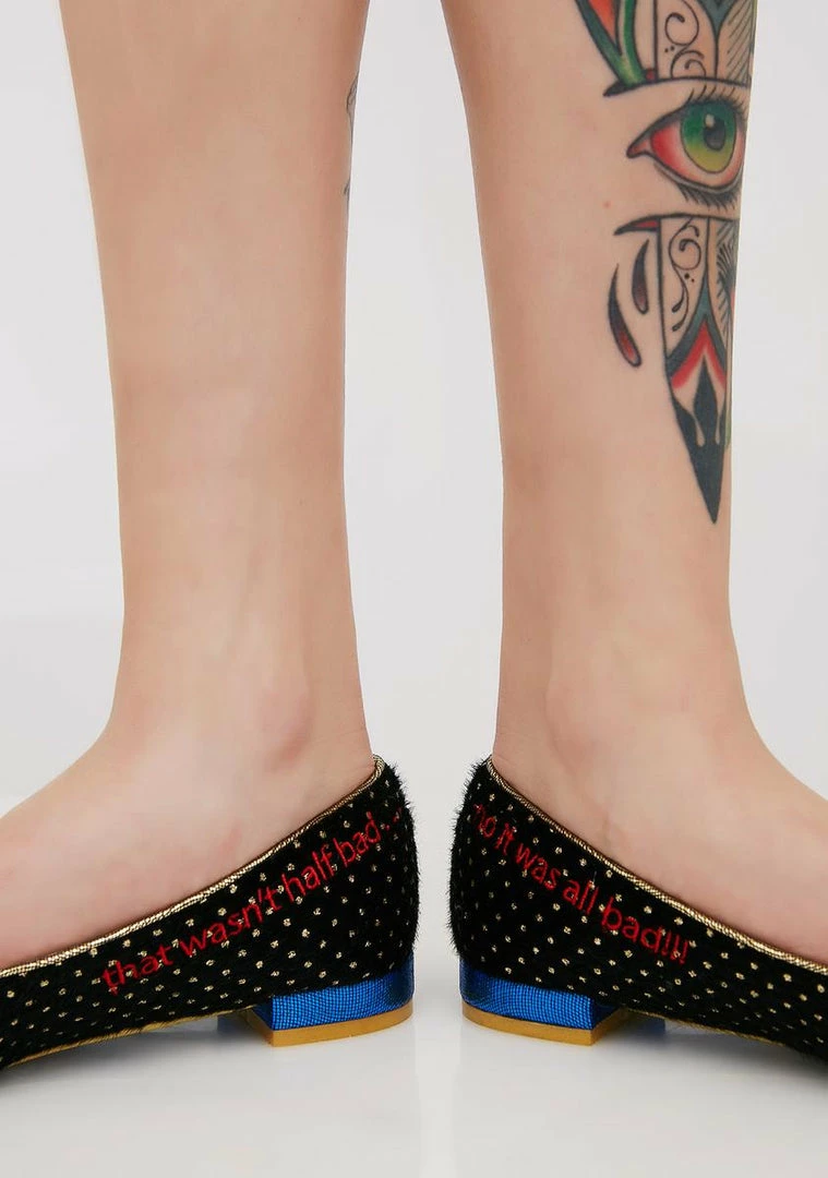 Coupon 🥰 Irregular Choice Boo! Hiss! Flats 🤩 5 Irregular Choice Boo! Hiss! Flats