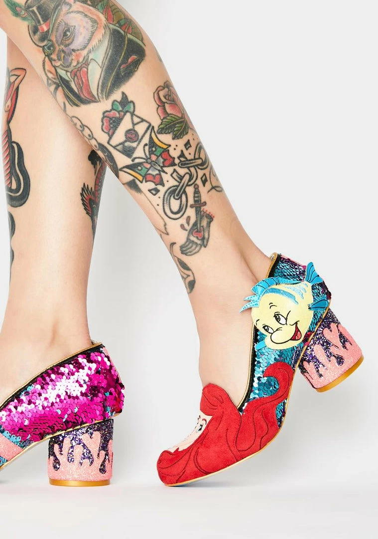 Cheap π Irregular Choice Sea Dreams Glitter π Heels π 2 Irregular Choice Sea Dreams Glitter Heels