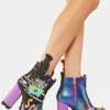 Irregular Choice Heeled Boots Hold On Gang Platform Boots