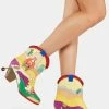 Irregular Choice Heeled Boots Beep! Beep! Cowboy Boots