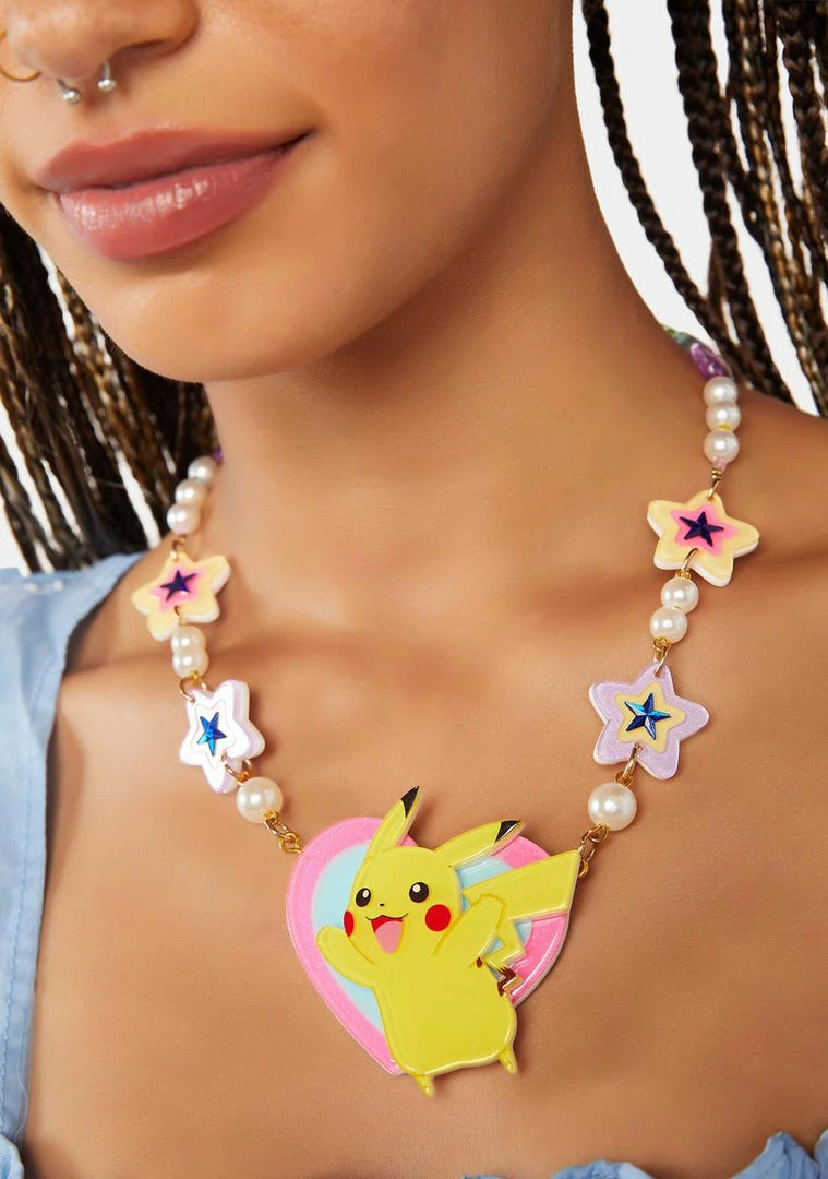 Cheapest π Irregular Choice Jewelry So Bright Pikachu Necklace π 1 Irregular Choice Jewelry So Bright Pikachu Necklace