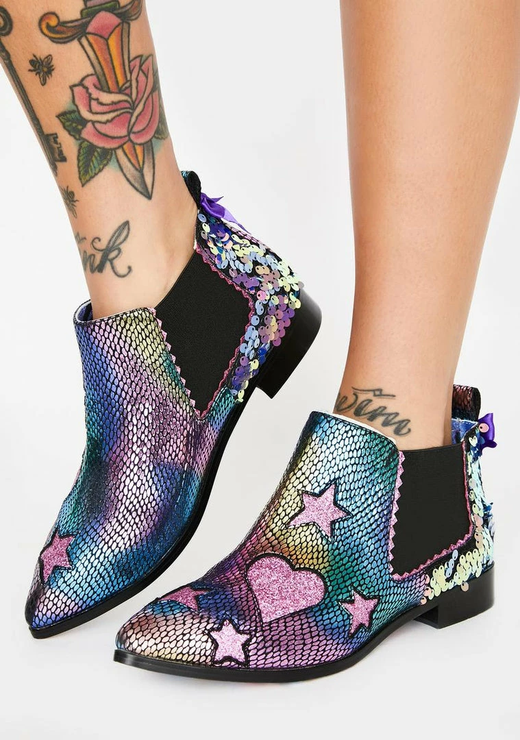Cheap 🥰 Irregular Choice Starlight Empress Ankle 🥾 Boots ⌛ 1 Irregular Choice Starlight Empress Ankle Boots