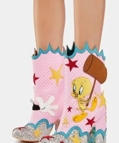 New 🧨 Irregular Choice Sufferin Succotash 🥾 Boots ✨ 7 Irregular Choice Sufferin Succotash Boots