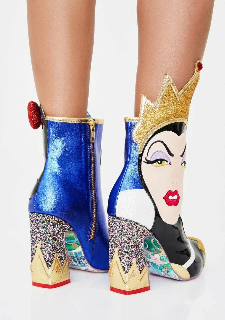 Outlet 😉 Irregular Choice Still The Fairest Heeled 🥾 Boots 👏 4 Irregular Choice Still The Fairest Heeled Boots