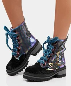 Irregular Choice Skygazer Lace Up Boots