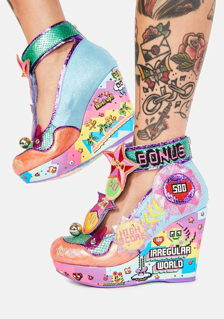 Outlet π Irregular Choice High Score Wedge π Heels βοΈ 1 Irregular Choice High Score Wedge Heels