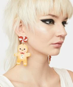 Flash Sale ✔️ Irregular Choice Gingerbread Date Earrings Jewelry 🔥 9 Irregular Choice Gingerbread Date Earrings Jewelry
